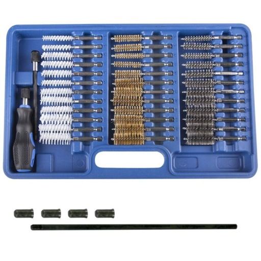 Coffret de brosses  bouchons puits d'injecteurs