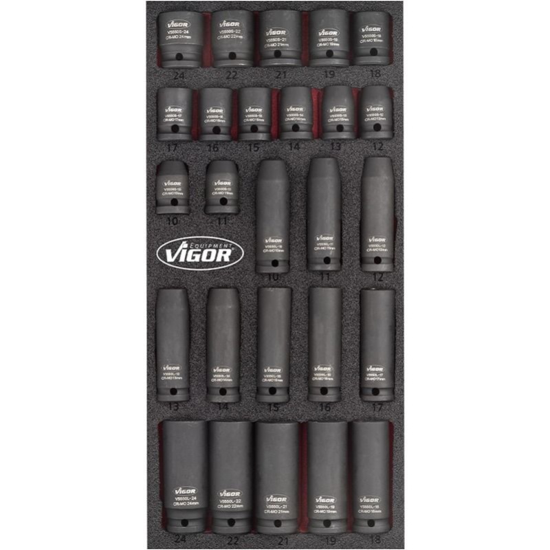 Photo de l'annonce Module douilles chocs 1/2 courte et longues  26 pièces 0O2306Ikg8D4d9Wv60r6