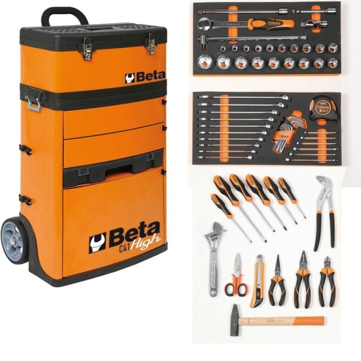Caisse Beta C41h complète avec composition 64 outils
