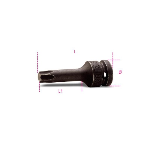 Douille tournevis à chocs torx t60 beta série 720tx