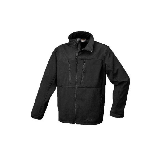 Veste softshell élastifiée doublure polaire noir