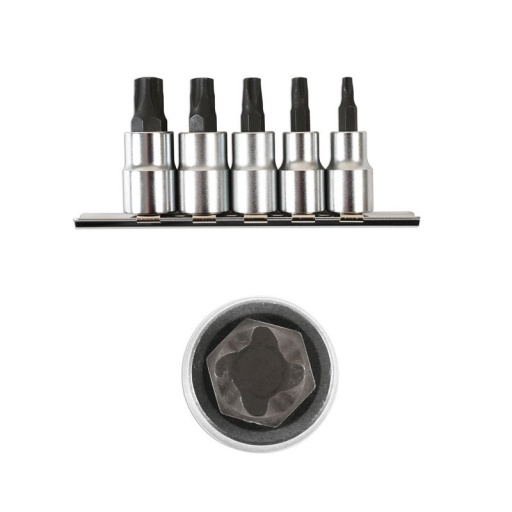 Lot douilles mts étoile 4 pans