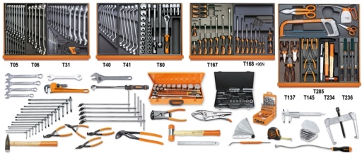 Composition de 261 outils Beta tools pour la maintenance ...
