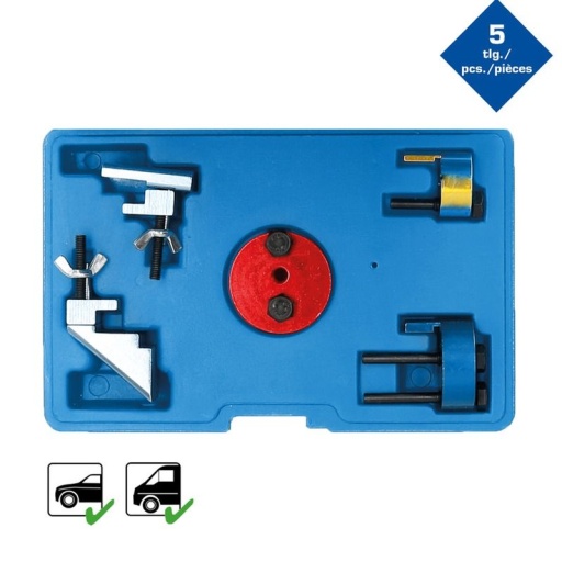 Jeu d'outils de montage et démontage de courroies trapézo...