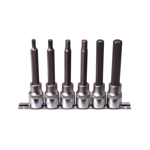 Rail douilles tournevis 6 pans 1/2