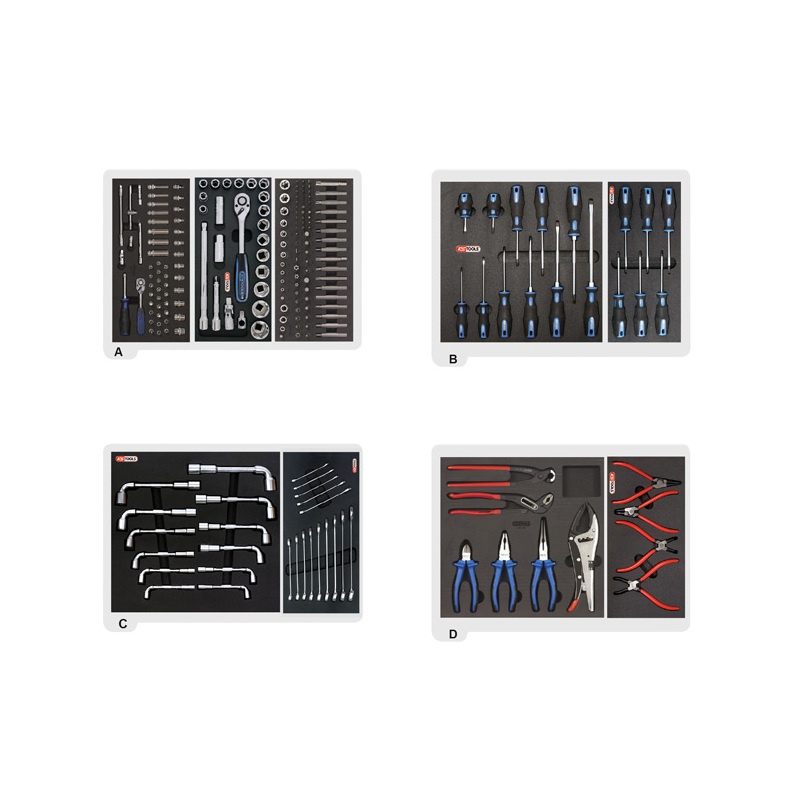 Photo de l'annonce Composition en module mousse 211 outils 2pe2y7Nh24GI3XpuJSN3