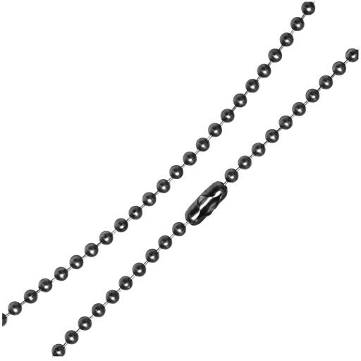 Chaine boules en acier 60 cm