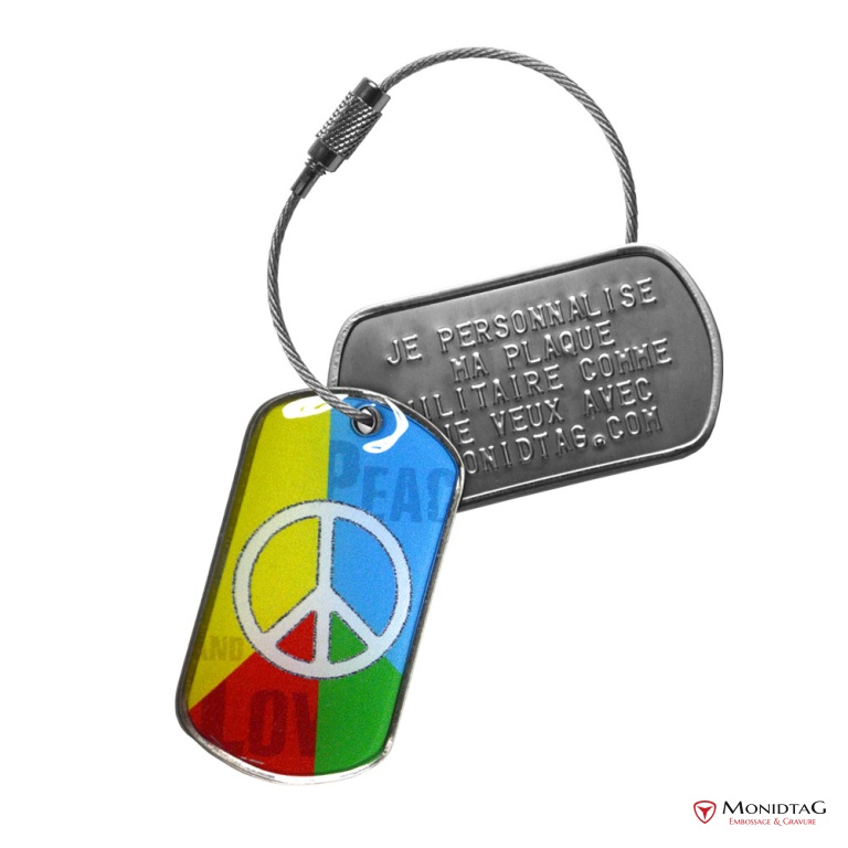 Photo de l'annonce Tag identification Peace and Love 3ZfW6y8SmR83HB2MGed3