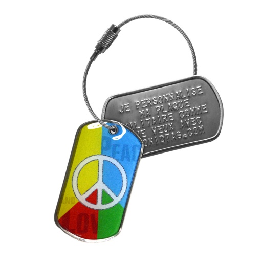 Tag identification Peace and Love