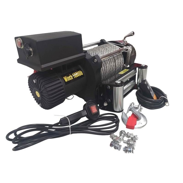 Photo de l'annonce Treuil électrique 12V 7620KG 4500W câble longueur 26m Ø11mm 3fzJgb71cumc72w76K71