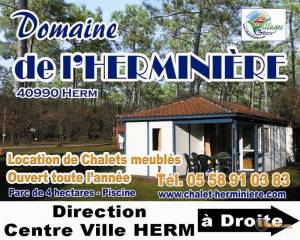 la petite annonce vend domaine de locations de chalets proche mer landes sur Sibesoin.com / aast (64460)