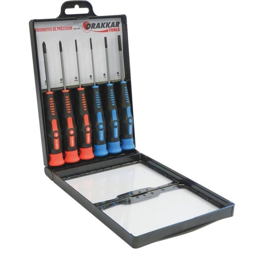 Jeu de 6 tournevis de précision