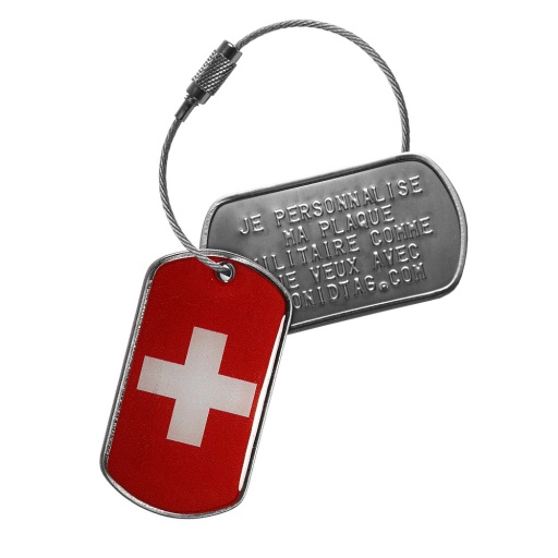Tag identification drapeau Suisse