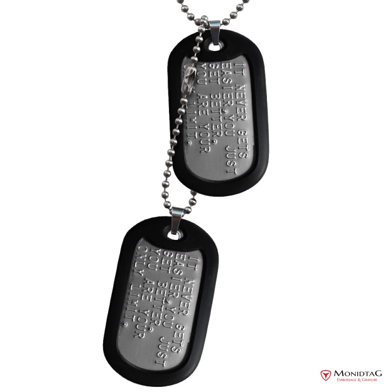 Photo de l'annonce Collier 2 plaques militaires personnalisables 5IWltvRlSButrNFhW501