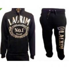 la petite annonce Jogging complet lacrim noir et argent sur Sibesoin.com / bron (69500)