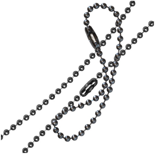 Chaine boules acier 76 + 14 cm 