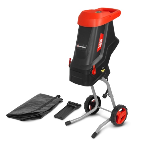 Broyeur de végétaux électrique 2600W avec sac récupérateu...