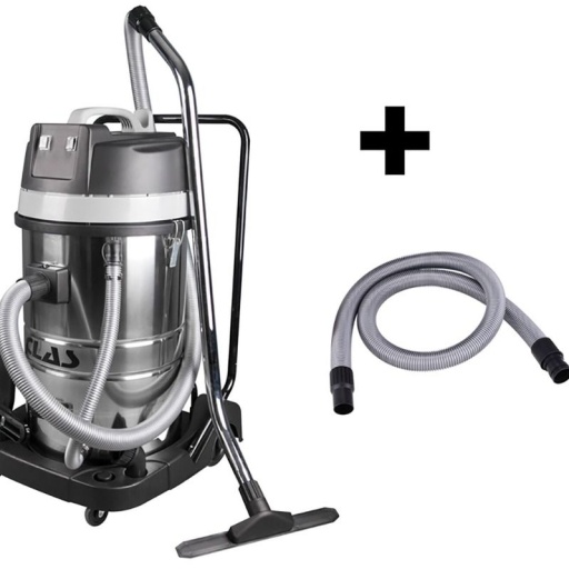 Aspirateur eau et poussière 2x1000W 230V 80 litres  flexi...