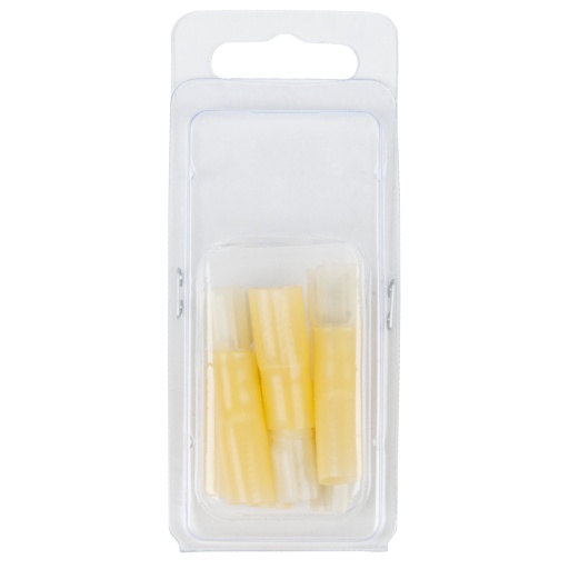 Assortiment de raccords à sertir isolés jaunes AWG12-10 6...