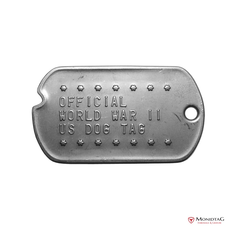 Photo de l'annonce Plaque militaire avec encoche type WWII 6D0pa171KL8HrugN78XZ