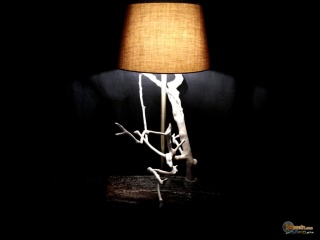 la petite annonce Lampe arbre blanc sur Sibesoin.com / POULDREUZIC (29710)