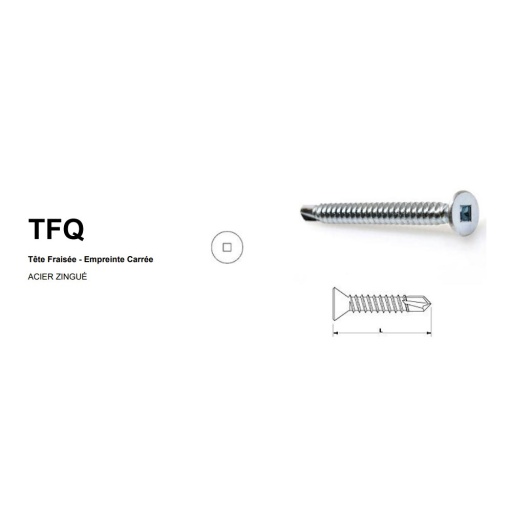 vis autoperceuse acier goscrew tfq 4,8x80