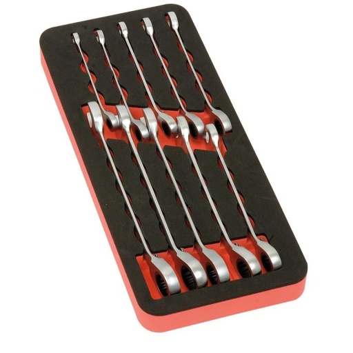 Module clé cliquet reversible 10 pièces