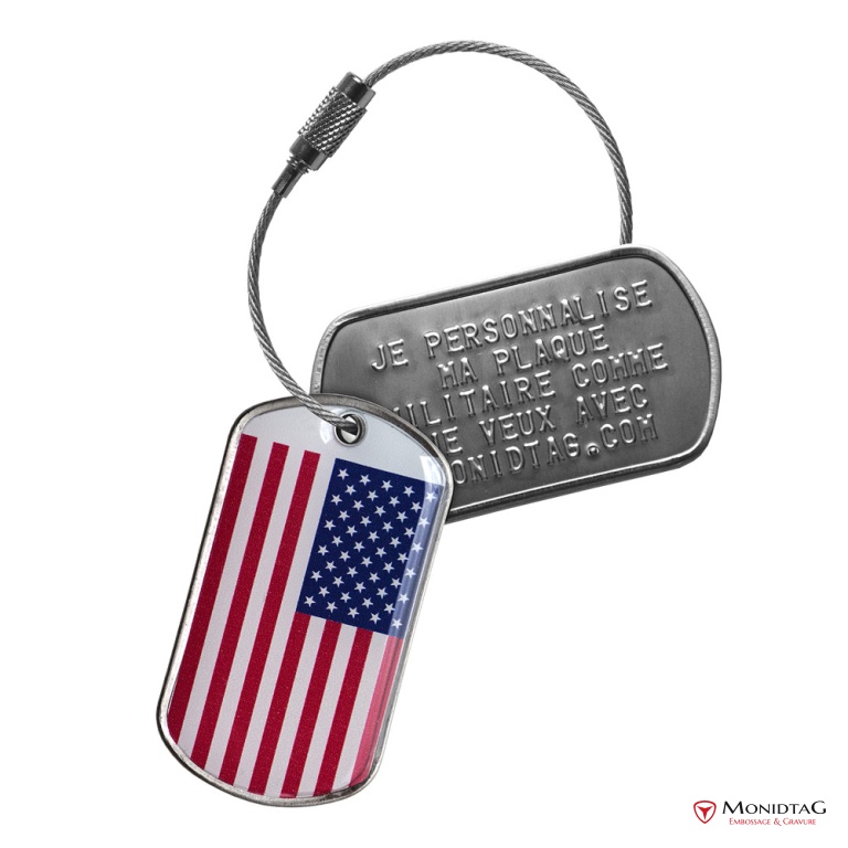 Photo de l'annonce Tag identification drapeau USA 6vR96H3Lac1i2u9g0wU5