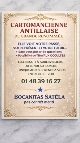 Voyante antillaise - travaux occultes - paris