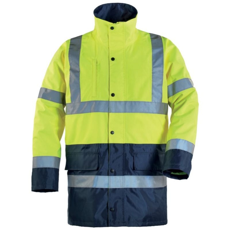 Photo de l'annonce Parka polyester jaune/bleu 7AoS64d9nn9t7UMR4Dn4