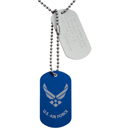 ID Tag alu. Air Force