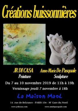 Sibesoin.com petite annonce gratuite &#34;créations buissonnières&#34;, duo sculpture et peinture