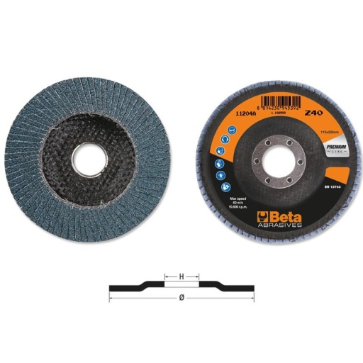 Disque à simple lamelles zirconium support fibre de verre...