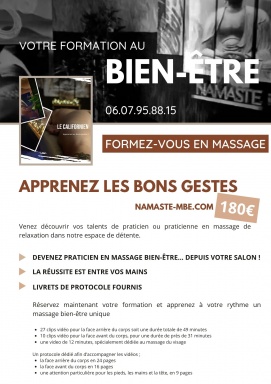 Photo de l'annonce Devenez praticien(ne) en massage avec l’atelier massage 9KcPY452M2DV239jbr45