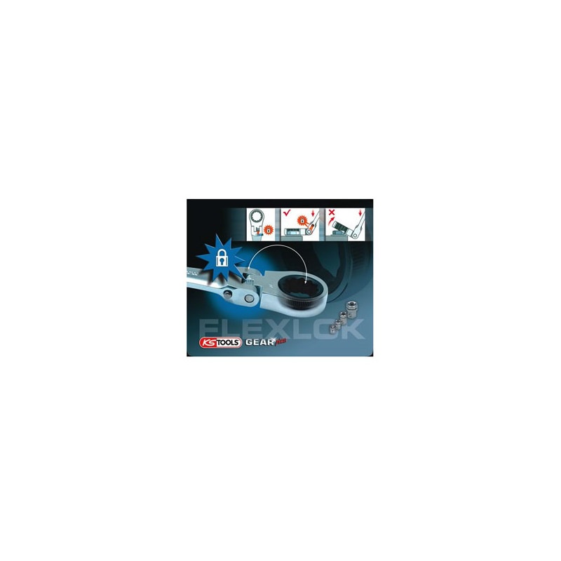 Photo de l'annonce Clé mixte cliquet tête inclinable flexlok dia 17 9PIo2nXpw7s5614MdayA