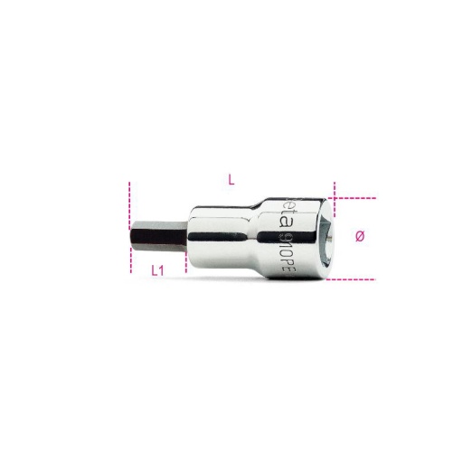 Douille 3/8 tournevis allen pour vis 6 pans creux 4mm bet...