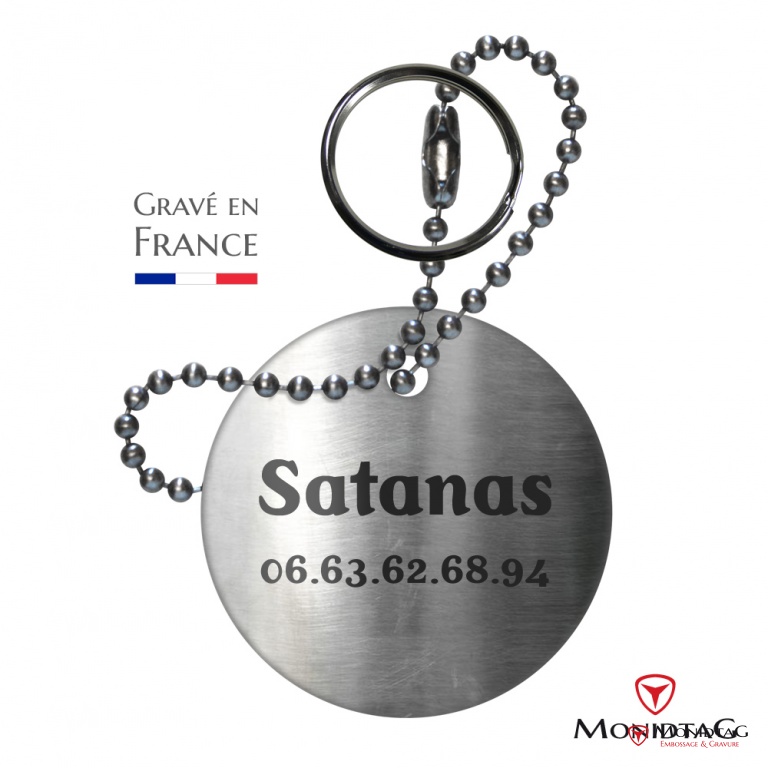 Photo de l'annonce Médaille ronde en acier pour chien 9b3O5ZRKYIqocc56fIn6