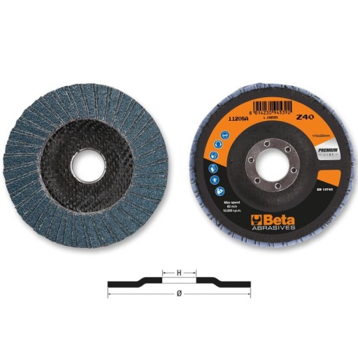 Disque à double lamelles zirconium support fibre de verre...