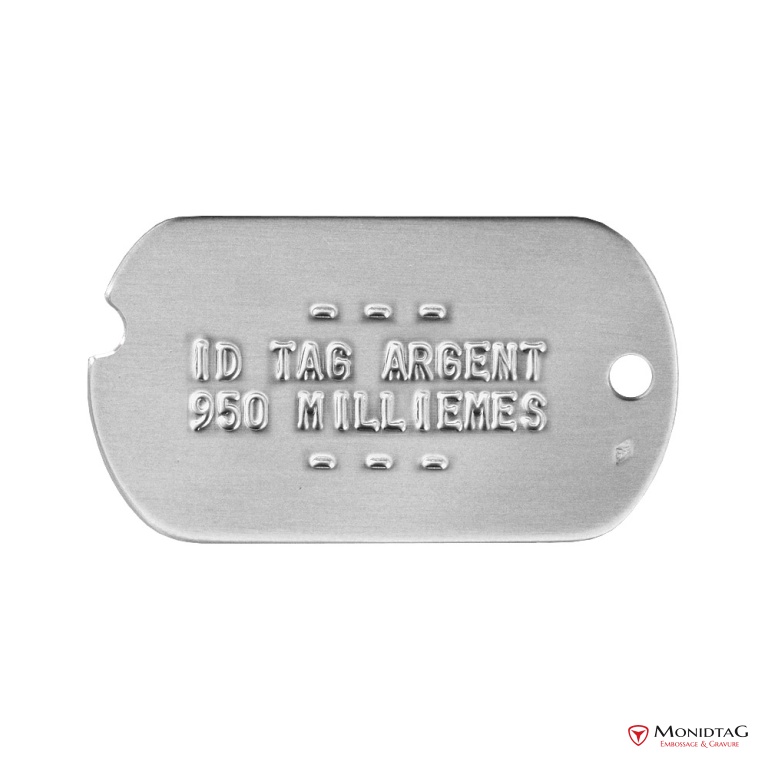 Photo de l'annonce Plaque militaire WWII en argent 950 mil. CbSSioDlc4C3Gd9ftKBd