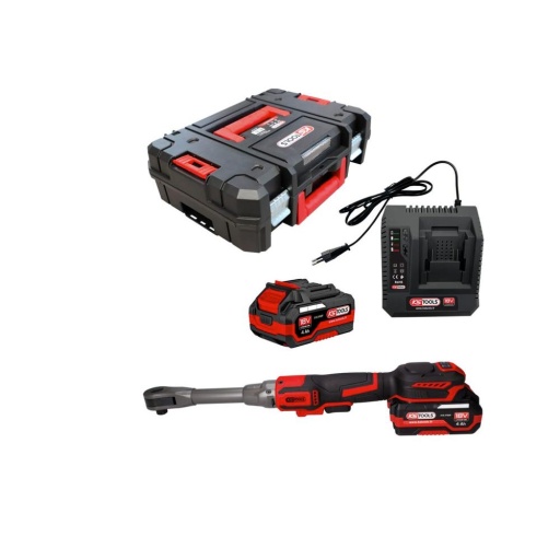 Coffret clé à rochet brushless 1/2'' 18V 2 batteries et c...