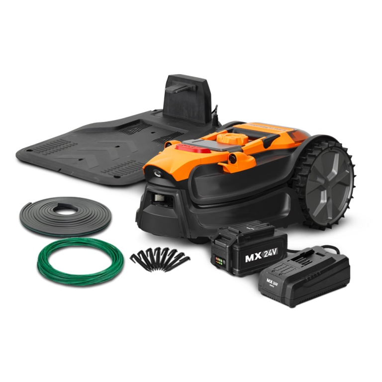 Photo de l'annonce Robot tondeuse autonome 24V sans fil périmétrique - Le ro... Eg5jG332OJFsvbIT61U9