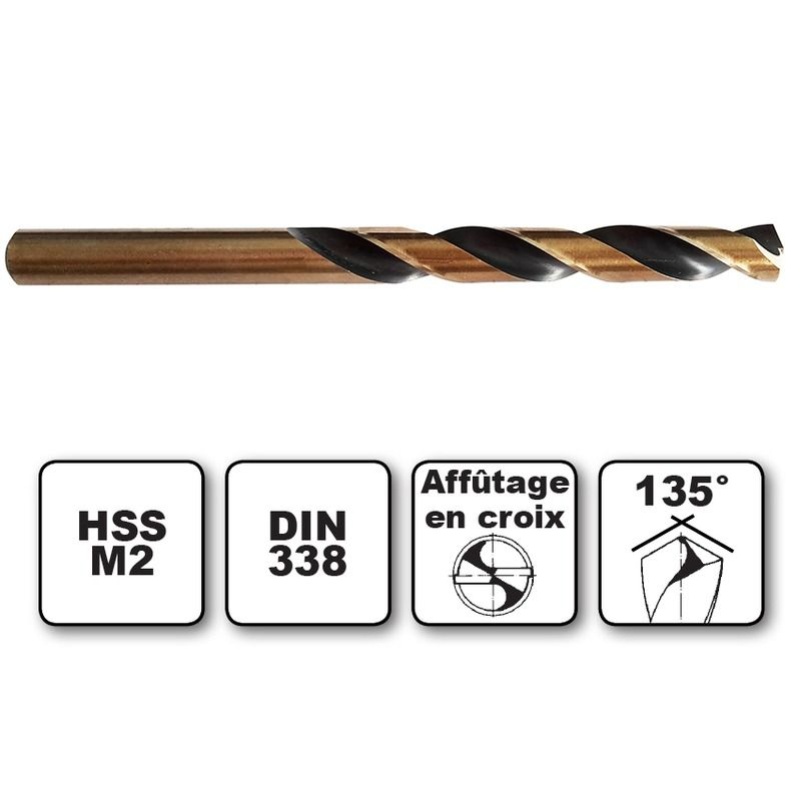Photo de l'annonce Foret GBX gold & black 5.2mm G9BNsmi2JiEpGFsYPU2y