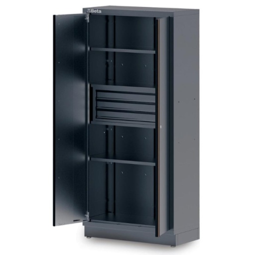 Armoire 2 portes C45PRO 2.0 AS2/3C avec module 3 tiroirs