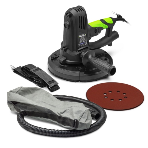 Ponceuse plâtre 1220W - 225mm avec sac récupérateur et 8 ...