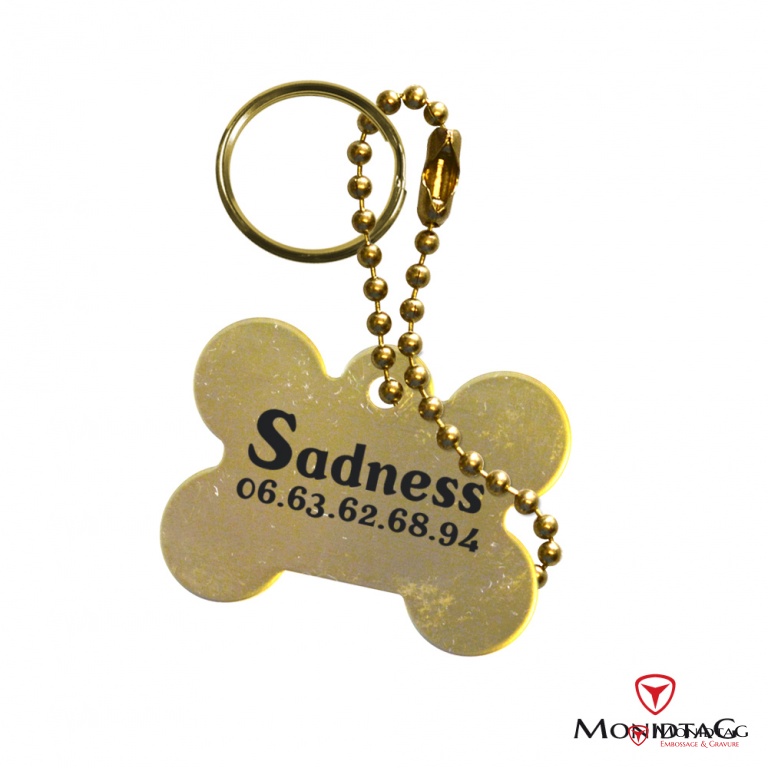 Photo de l'annonce Médaille pour chien os en laiton IzMqiYMEIA7M751AZ4t3