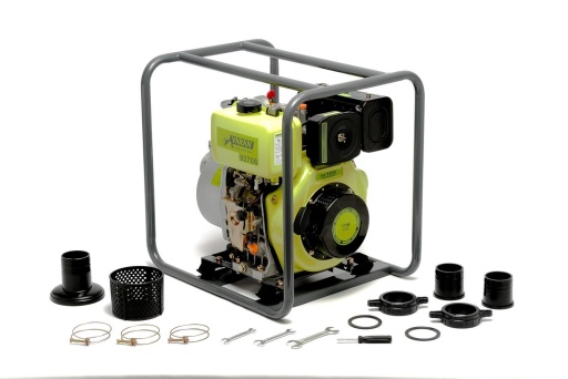 Pompe à eau Diesel 6.7CV. 50m³/h. 25m hauteur max