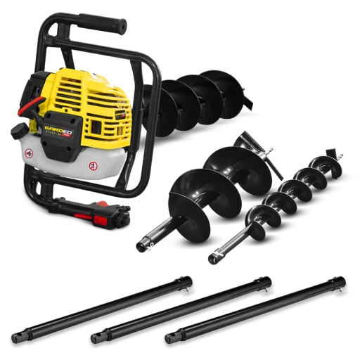 Tarière thermique 52CC  3 mèches et 3 extensions GTT52-3DXT