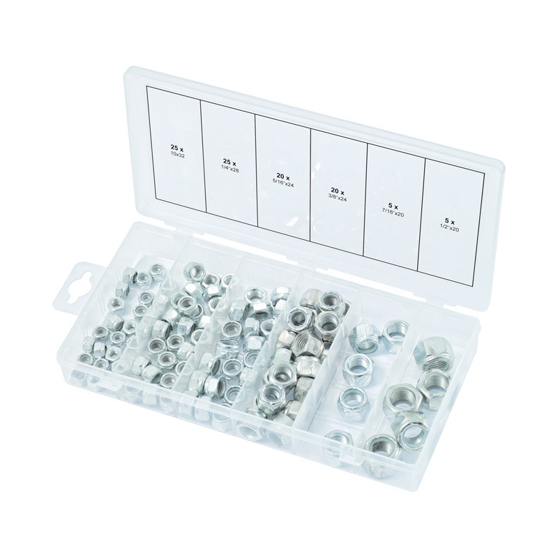 Photo de l'annonce Assortiment 100 écrous bague nylon côté pouce unf KO0n54srK5Q23btBJaNK