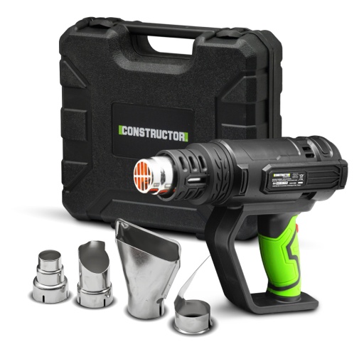 Décapeur thermique 2000W livré en coffret avec 4 accessoi...