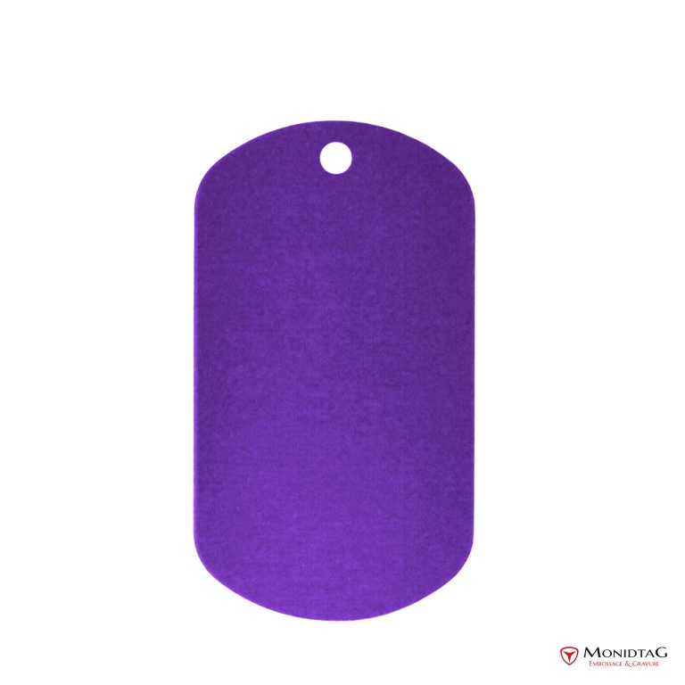 Photo de l'annonce Plaque militaire ID Tag alu. coloris violet M93BoWuM3uH9i806jzSp